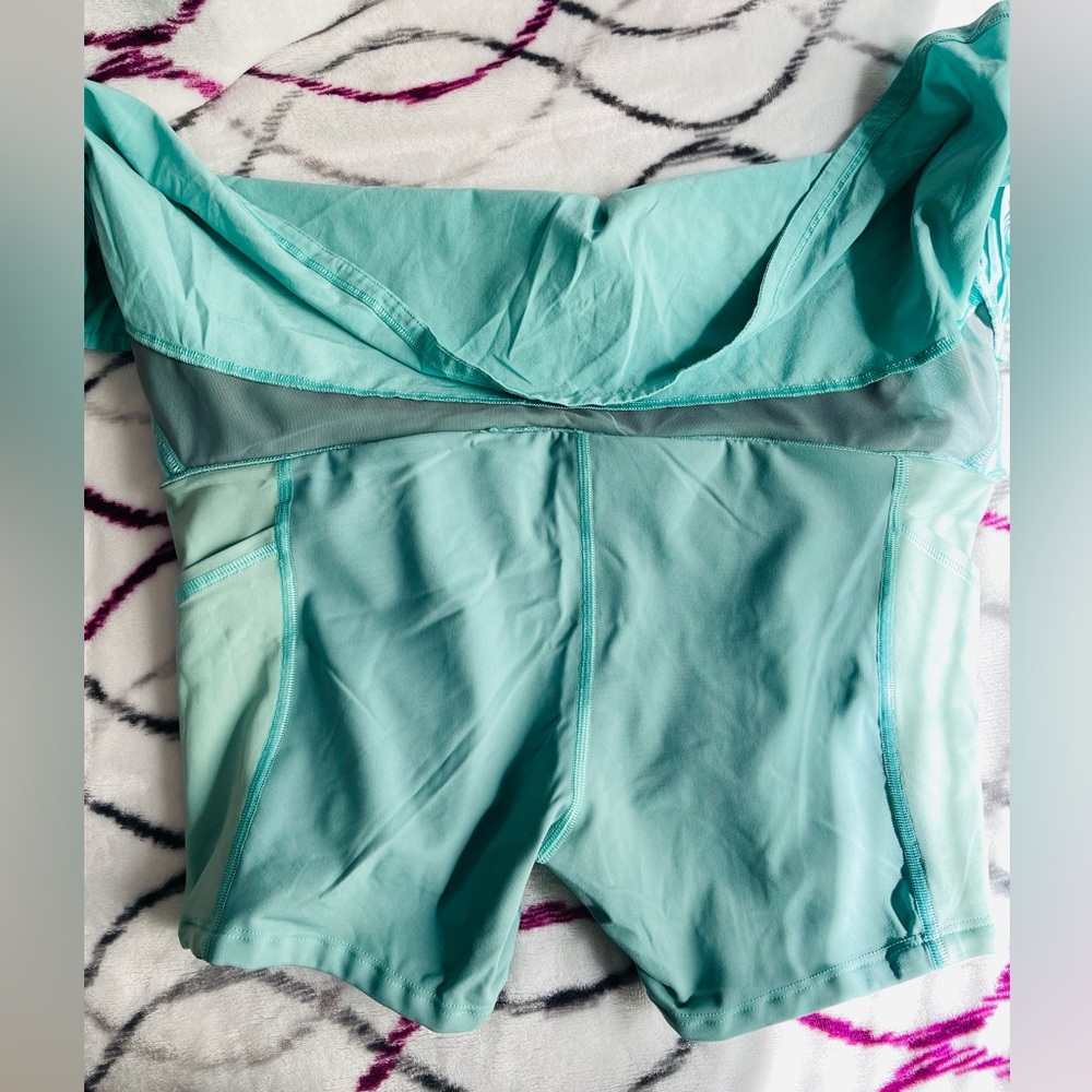 lululemon athletica Women's Athletic Shorts - Aqua - Picture 3 of 9